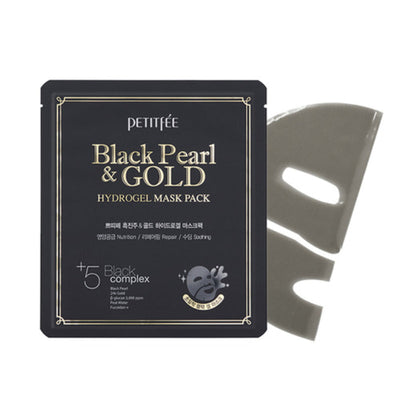 Black Pearl & Gold Hydrogel Mask Pack
