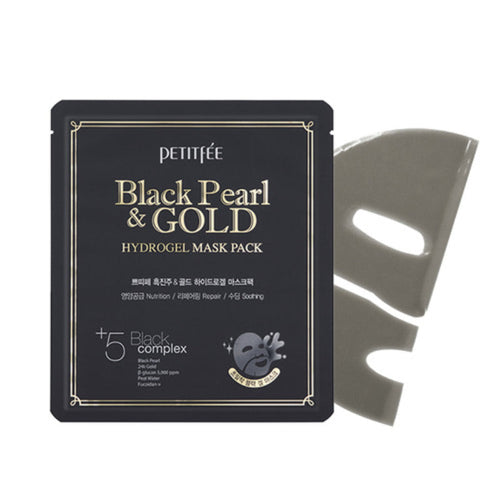 Black Pearl & Gold Hydrogel Mask Pack