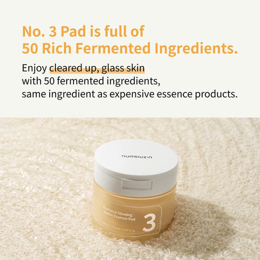 No.3 Radiance Glowing Jumbo Essence Pad