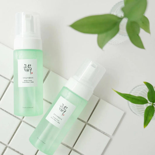 Bubble Toner: Green Plum + AHA