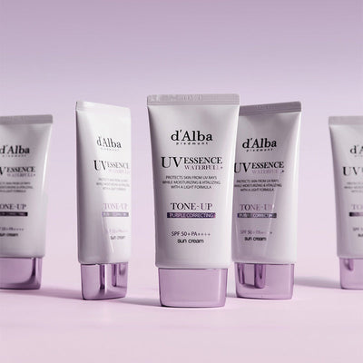 Waterfall Tone-Up Sun Cream (Purple)