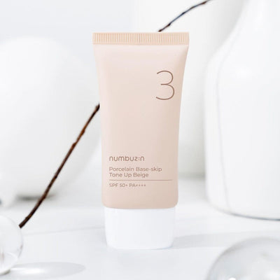 No.3 Porcelain Base-skip Tone Up Beige SPF50+