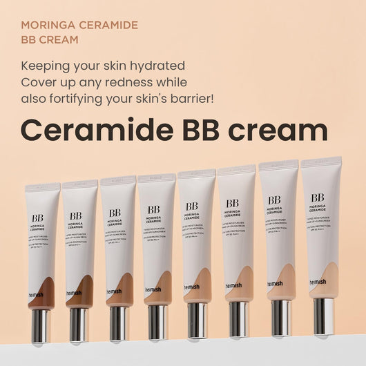 heimish - Moringa Ceramide BB Cream - 8 Colors  #21 Light Beige