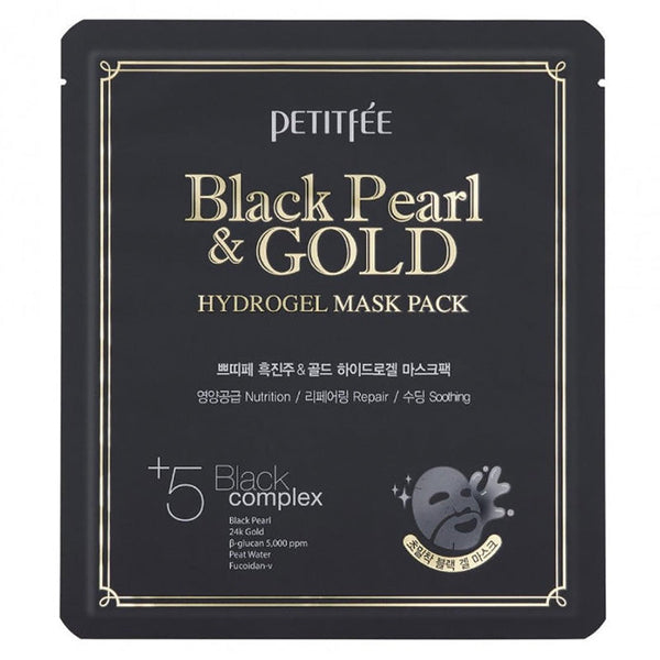 Black Pearl & Gold Hydrogel Mask Pack