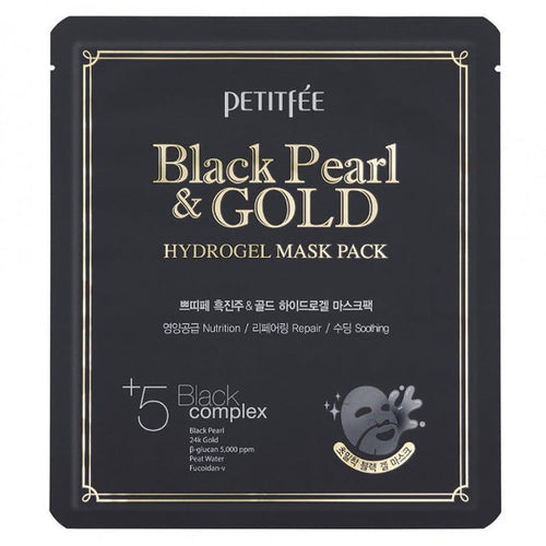 Black Pearl & Gold Hydrogel Mask Pack