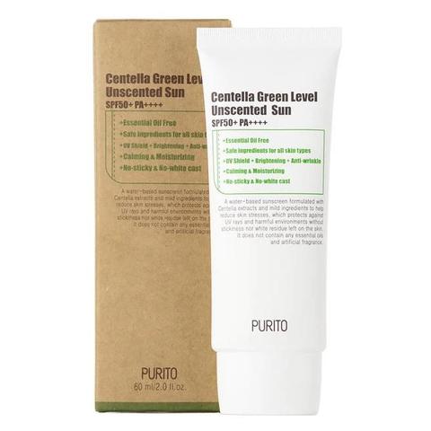 Centella Green Level Unscented Sun SPF20~30