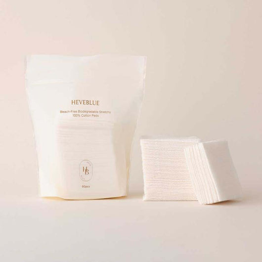 Bleach-Free Biodegradable Stretchy 100% Cotton Pads