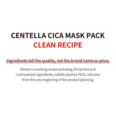 Centella Cica Mask Pack
