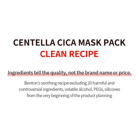 Centella Cica Mask Pack
