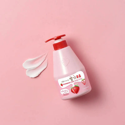 Kwailnara - Milk Body Lotion - Strawberry