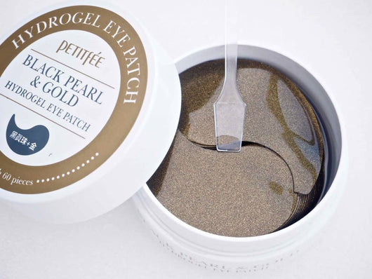 Black Pearl & Gold Hydrogel Eye Patch