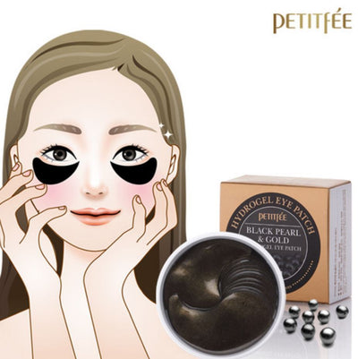 Black Pearl & Gold Hydrogel Eye Patch